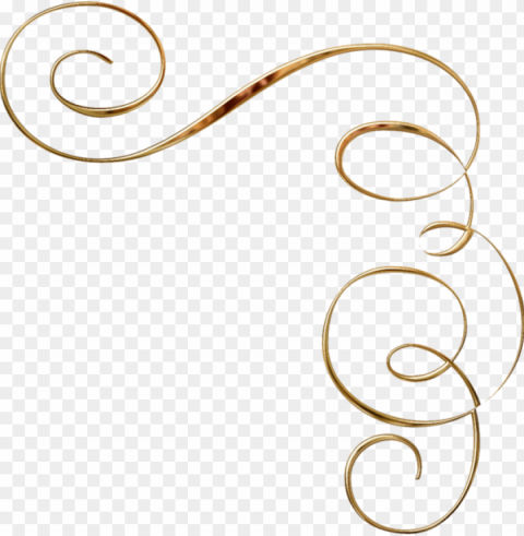 old swirls - gold swirls clipart Free PNG images with transparent layers compilation