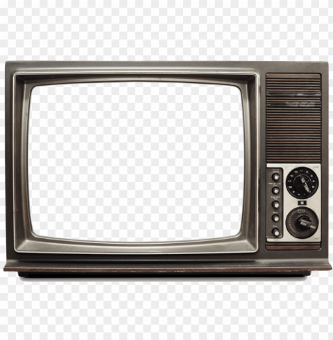 old television HighQuality PNG Isolated on Transparent Background