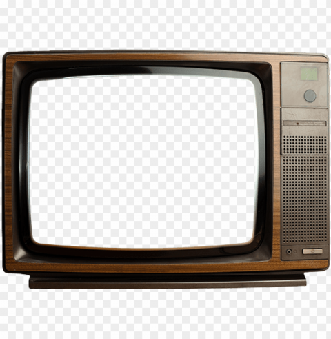 old television HighResolution PNG Isolated on Transparent Background