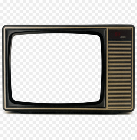 old television Isolated Artwork in Transparent PNG