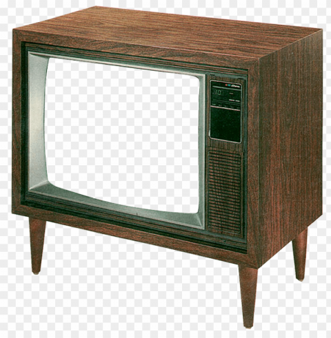 old television Isolated Design Element in Transparent PNG