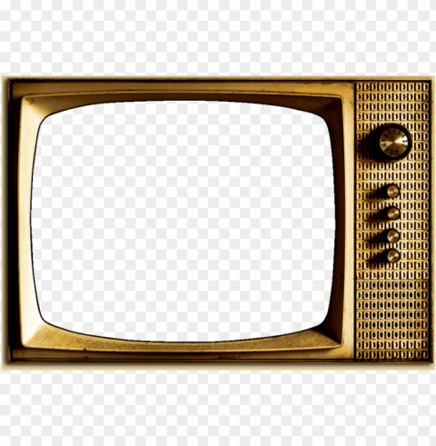 old television transparent Isolated Object with Transparency in PNG