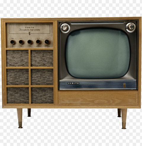 old television Isolated Object with Transparent Background in PNG