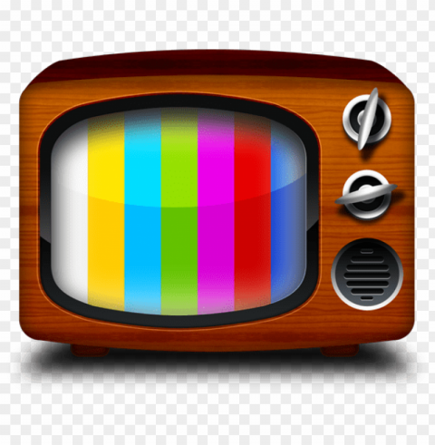 old television Isolated Object with Transparent Background PNG