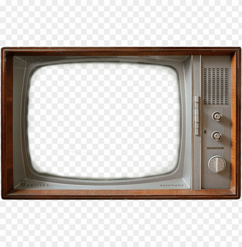 Old Television Transparent Isolated PNG Graphic With Transparency