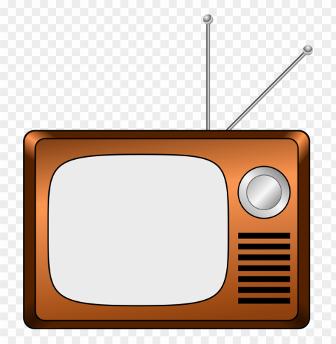 old television Isolated Subject in Transparent PNG