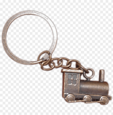old train keyring - keychai Clear Background Isolated PNG Graphic