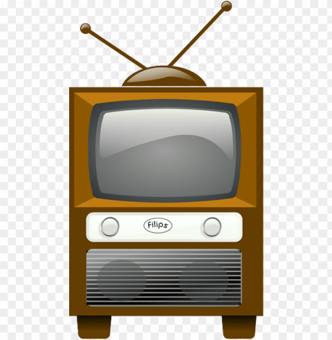 Old Tv Cartoon Isolated Element On HighQuality PNG