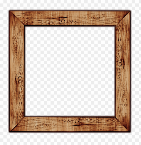 old wooden frame Isolated Icon on Transparent PNG