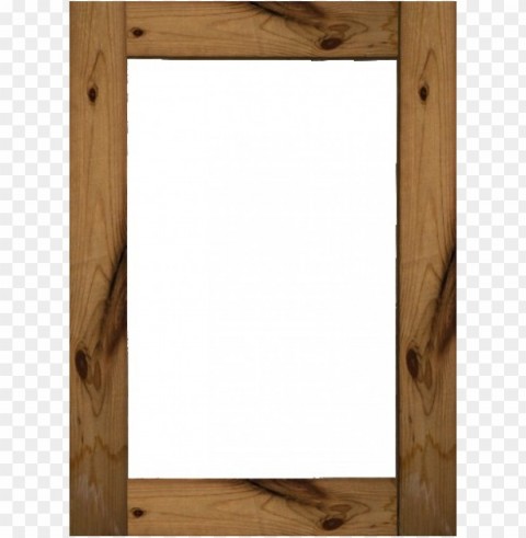 old wooden frame Isolated Item on Clear Background PNG