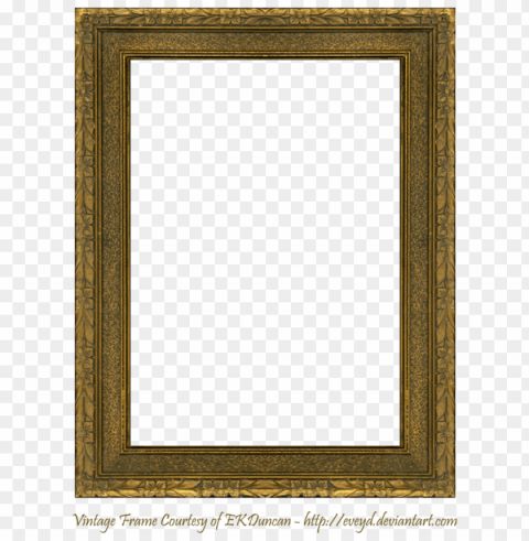 old wooden frame PNG files with clear background
