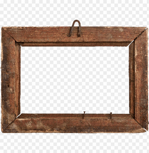 old wooden frame PNG files with clear background variety