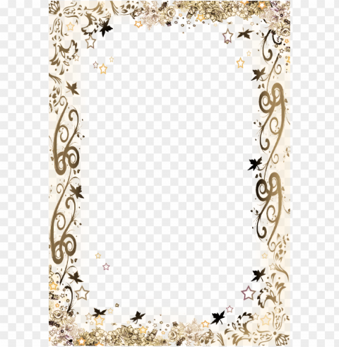 olden floral frame - black corner desi Free PNG images with transparent background