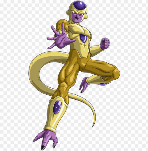 olden frieza - dragon ball z golden freezer PNG Graphic Isolated on Clear Background Detail