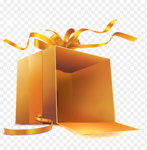 Olden Gift Box Cartoon - Gift Box Ope Isolated Illustration In Transparent PNG