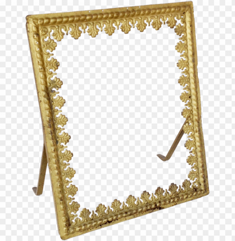 olden mirror frame background - background gold frame PNG Image with Transparent Isolated Graphic Element