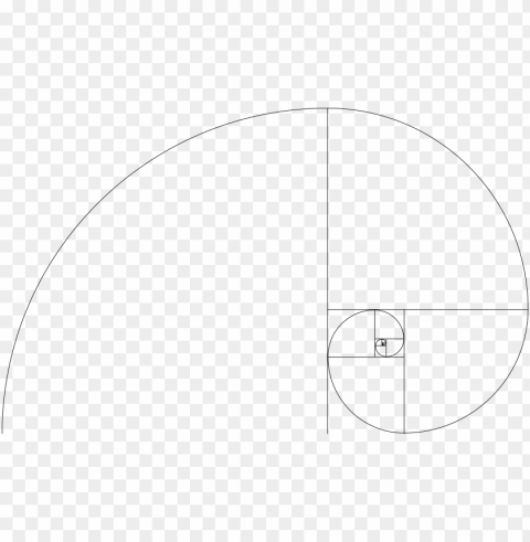 olden ratio template - sucesión de fibonacci Isolated Graphic in Transparent PNG Format
