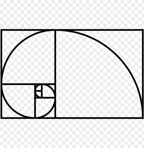 olden ration diagram - golden ratio grid Transparent PNG Isolated Subject Matter