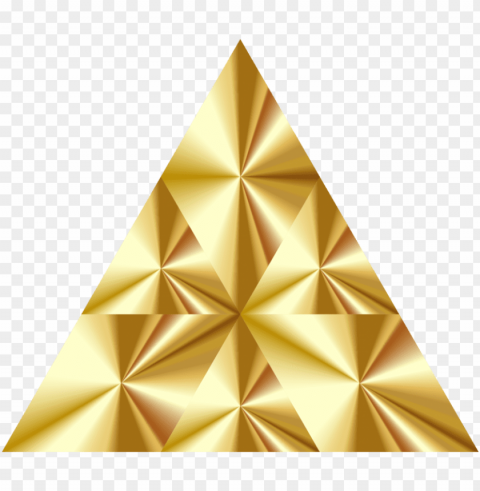 olden triangle pyramid geometry computer icons - gold triangle Clear image PNG