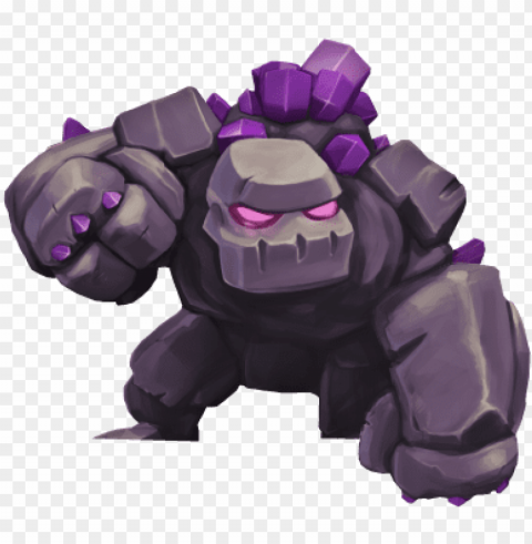 olem coc gowipe attack coc clash of clans clash - golem clash royale PNG for Photoshop PNG transparent with Clear Background ID 88840e77