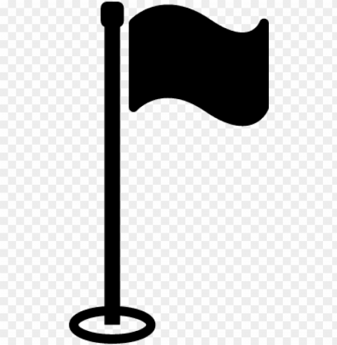 olf flag with pole vector - golf flag icon High-quality transparent PNG images