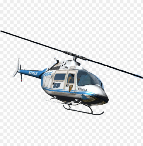 olice helicopter - helicoptero de policia PNG Isolated Subject with Transparency