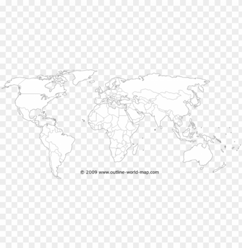 olitical white transparent thin world map b5a - high resolution blank world ma PNG Image Isolated with HighQuality Clarity