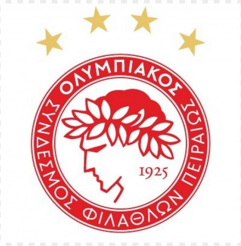 olympiacos fc logo vector Clear Background PNG Isolated Element Detail