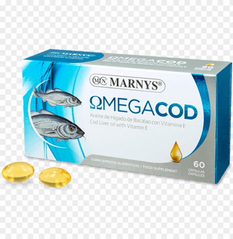 omegacod cod liver oil - aceite de krill antártico PNG for web design