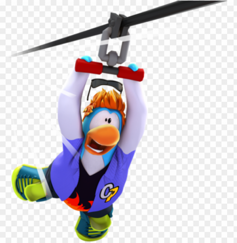 on-members can now use ziplines on club penguin island - club penguin island Free download PNG with alpha channel extensive images