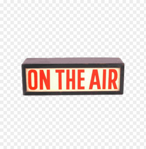 On The Air Sign PNG Transparency