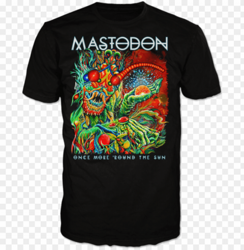 once more 'round the sun album tee - mastodon once more t shirt Isolated Element on HighQuality PNG