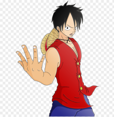 one piece luffy come on tpr by albikai-d30vgfi - one piece monkey d luffy PNG high resolution free
