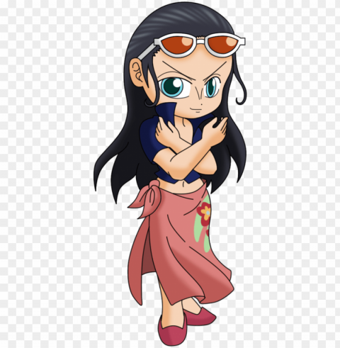 one piece robin - picsart photo studio Isolated Character on Transparent Background PNG