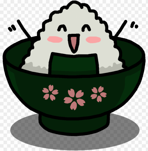 onigiri everyday life - cartoo Isolated Graphic on HighQuality PNG