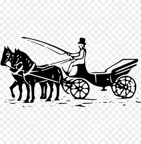 onlinelabels clip art - horse and carriage throw blanket PNG Image Isolated with Transparency
