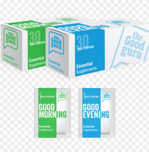 ood morning & evening kits - box Isolated Artwork in Transparent PNG Format