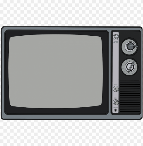 ood old black and white tv - old tv drawi PNG file without watermark