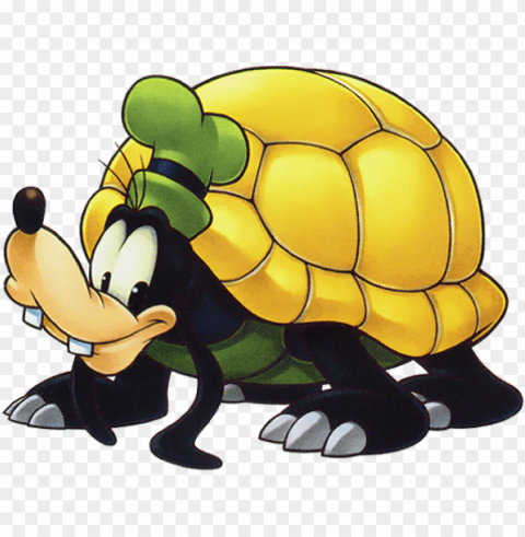 oofy art - kingdom hearts goofy turtle PNG Illustration Isolated on Transparent Backdrop