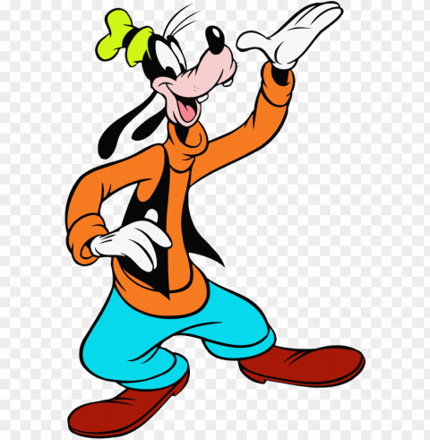 oofy disney cartoon characters clipart - goofy dog cartoon character Clear background PNG graphics