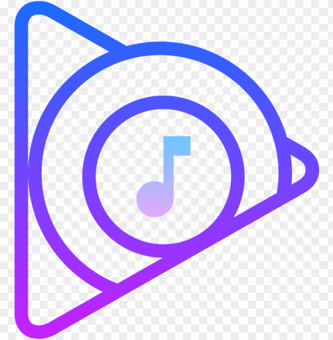 oogle play music icon - play music Transparent Background Isolation in HighQuality PNG