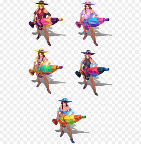 ool party caitlyn - pool party taric chromas Transparent PNG Object with Isolation