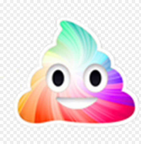 oop emoji - rainbow poop emoji PNG transparent images extensive collection