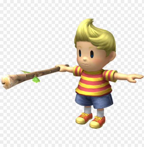 ootis pow - mother 3 lucas t pose Alpha channel transparent PNG PNG transparent with Clear Background ID eeb60921