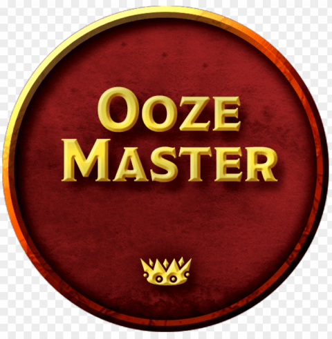 ooze master - emblem PNG Graphic with Transparency Isolation