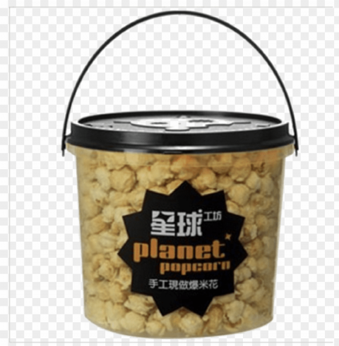 opcorn bucket image - planet popcor ClearCut Background Isolated PNG Design