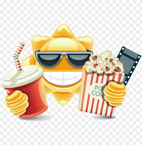 opcorn sun coca-cola cinema download hd clipart - 爆 米花 可樂 PNG files with clear background