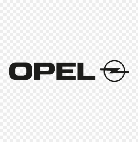 opel black vector logo free PNG file without watermark