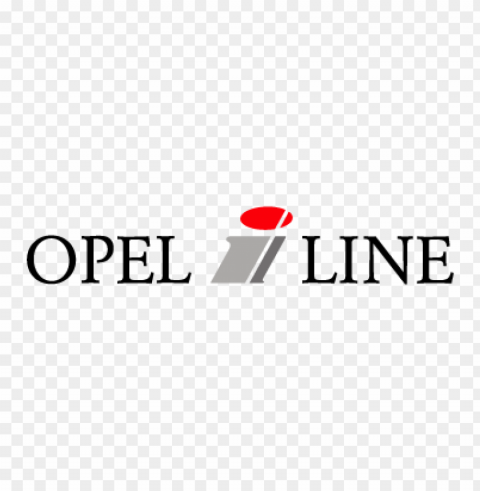 opel i line vector logo PNG graphics with clear alpha channel selection