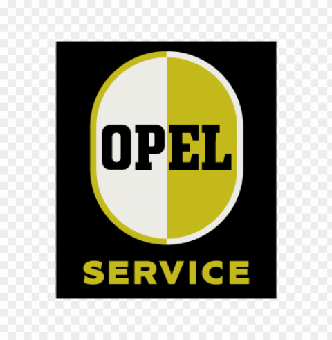 opel service vector logo PNG graphics with clear alpha channel